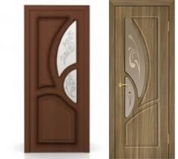 Геона модель Муза 800*2000 полотно целое двухцветка