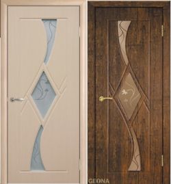 Геона модель Рубин 3 800*2000 (3 к+2,5 наличника) двухцветка 2 комплекта